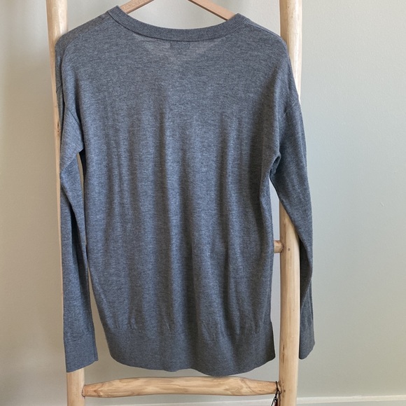 Splendid Cashmere Lace Up Pullover Sz Small - Picture 5 of 6